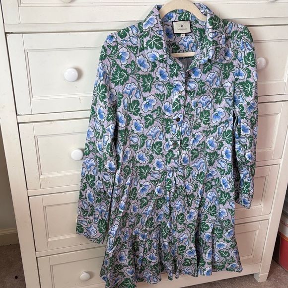 Tuckernuck Blue and Green Floral Dress - Picture 9 of 12